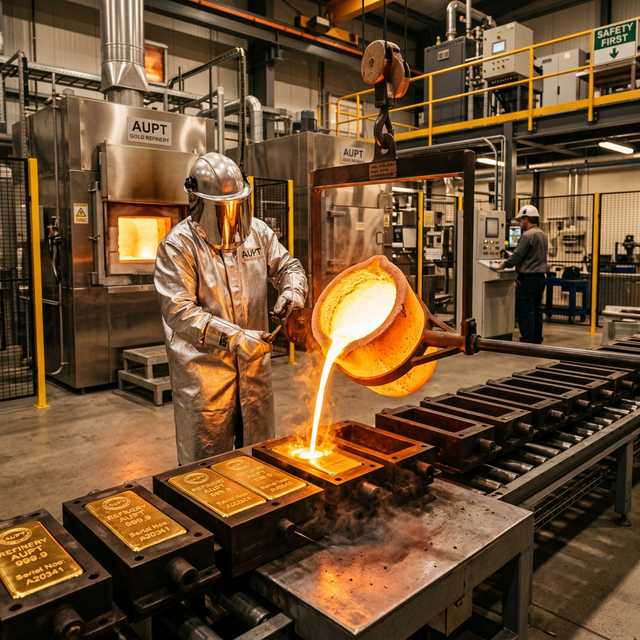 Gold refinery and smelting operations